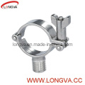 Aço inoxidável Sanitary Ferrule Clamp Anel